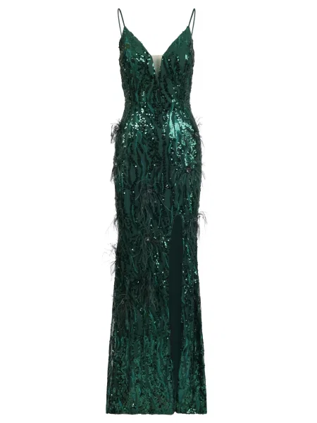 Kraimod Rochie de seară închis verde
