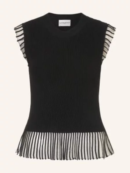 Dzianinowy top Claudie Pierlot czarny