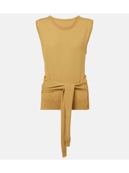 Top Lemaire tricotate galben