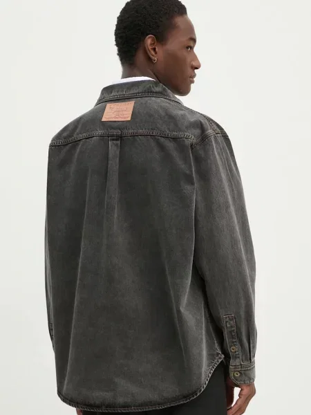 Y/Project farmering EVERGREEN PARIS BEST PATCH DENIM SHIRT szürke