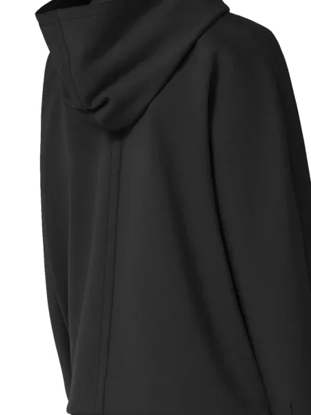 Lung hanorac cu glugă Max Mara negru