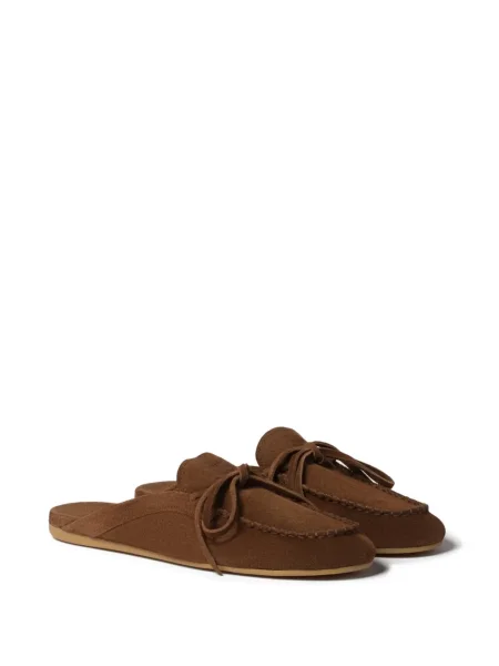 Semišové mules Miu Miu hnědé
