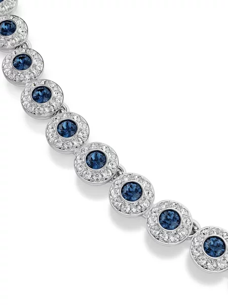 Naszyjnik Swarovski szary
