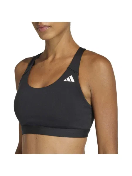 ADIDAS PERFORMANCE Športová podprsenka OPT ESS / biela čierna