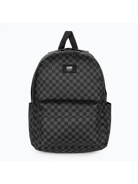 Gyerek városi hátizsák Vans Old Skool Grom Check 18 l black/charcoal Old Skool Grom Check fekete