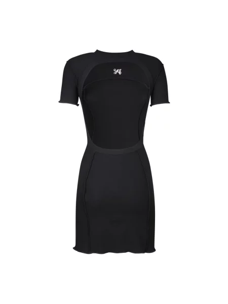 Sukienka mini Palm Angels z dżerseju czarna