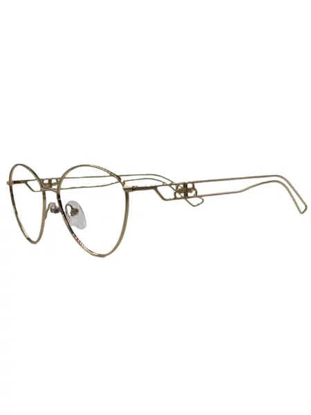 Lniane okulary przeciwsłoneczne Balenciaga szare