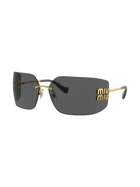 Saulės akiniai Miu Miu Eyewear auksinė