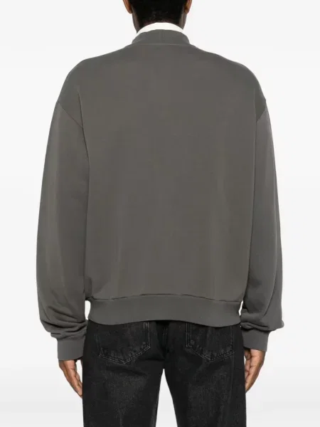 Raštuotas džemperis su gobtuvu Emporio Armani pilka