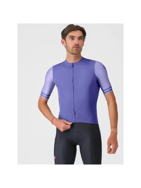 Koszulka rowerowa Castelli Prologo Lite 2 krótki rękaw M fioletowa