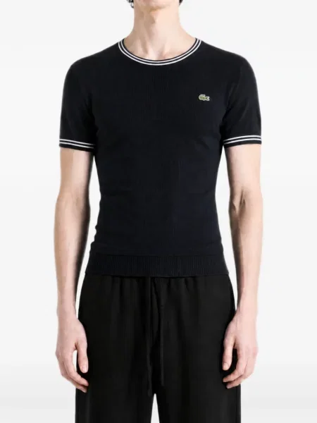 Tricou Lacoste cu autograf negru