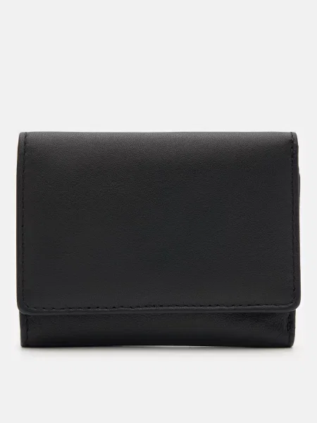 Кожаный кошелек Royalbag черный