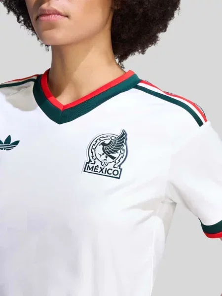 Meksyk – koszulka wyjazdowa Adidas Sportswear biała