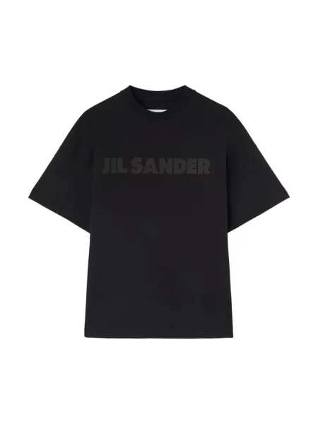 Koszulka Jil Sander z krótkim rękawem czarna