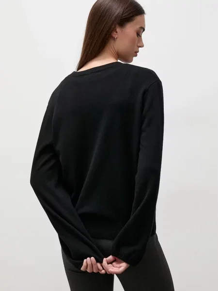 Answear.LAB sweter wełniany czarny