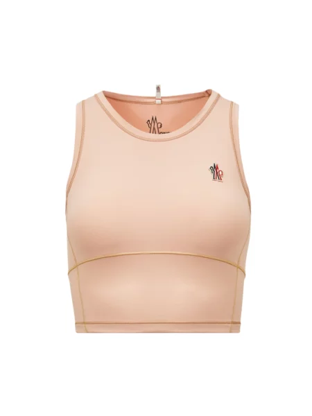 Top sportowy Moncler różowy