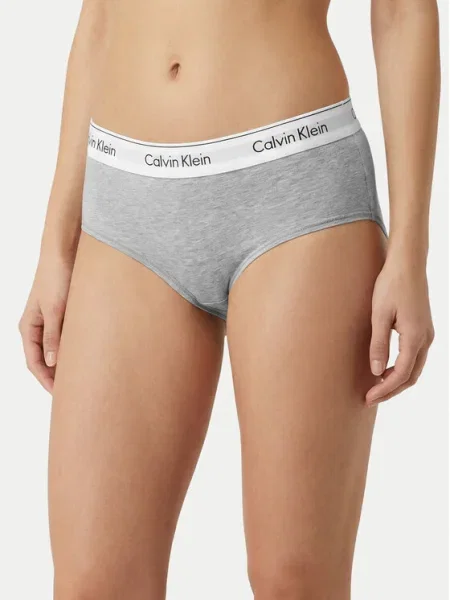 Calvin Klein Underwear Bugyi / fekete / fehér szürke
