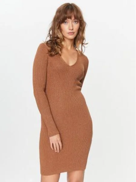 TWINSET Rochie tricotată maro