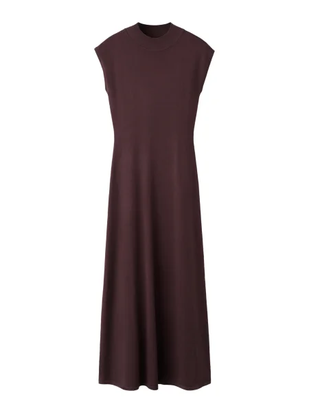 MANGO Rochie tricotat Pomodore castaniu