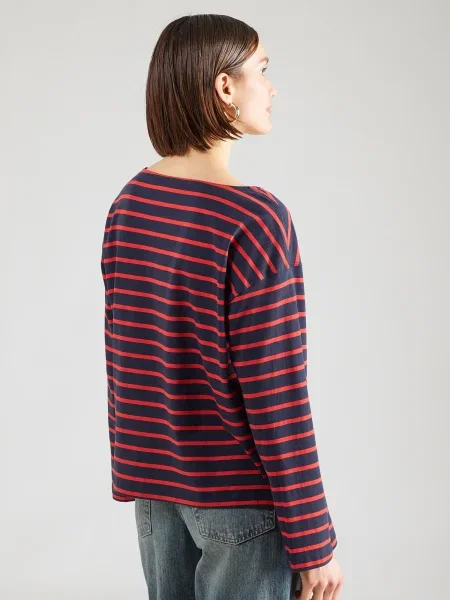 VERO MODA Tricou VMMOLLY bleumarin roșu