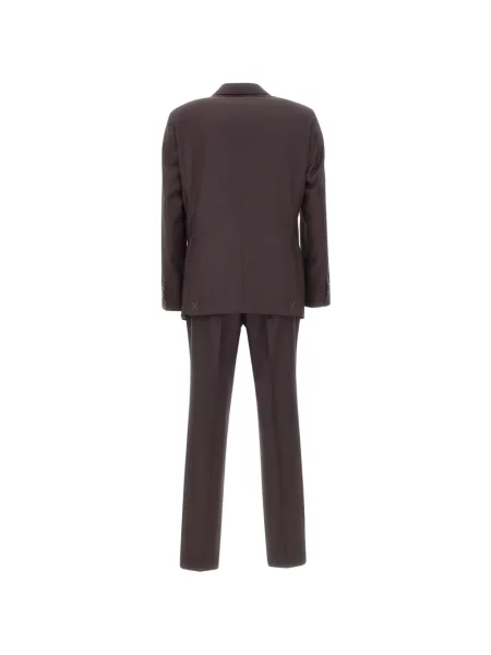 Costum Boss de lână maro