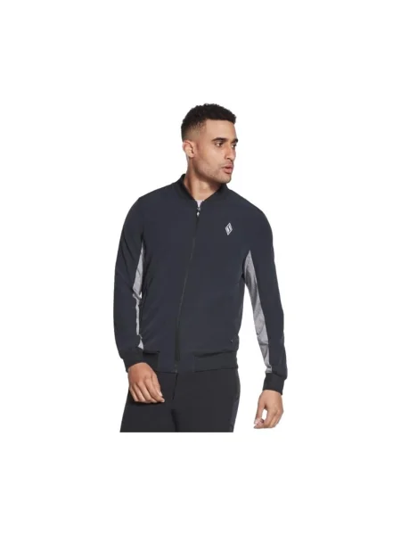 Geacă Skechers albastru