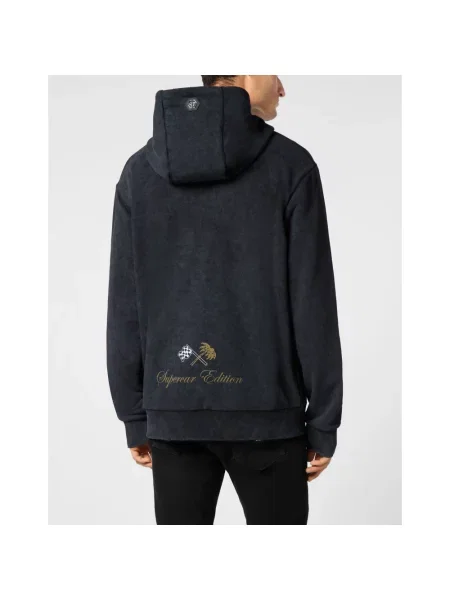 Bluza z kapturem Philipp Plein z kapturem czarna
