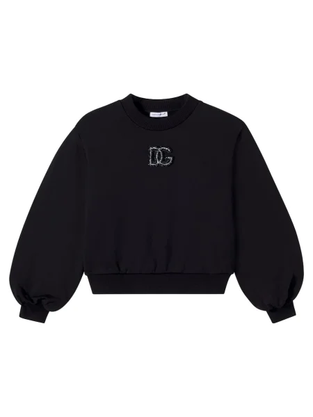 Gyerek melegítő felső Dolce&gabbana fekete