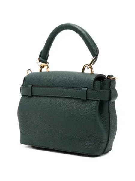 Geantă shopper Lancel din piele verde