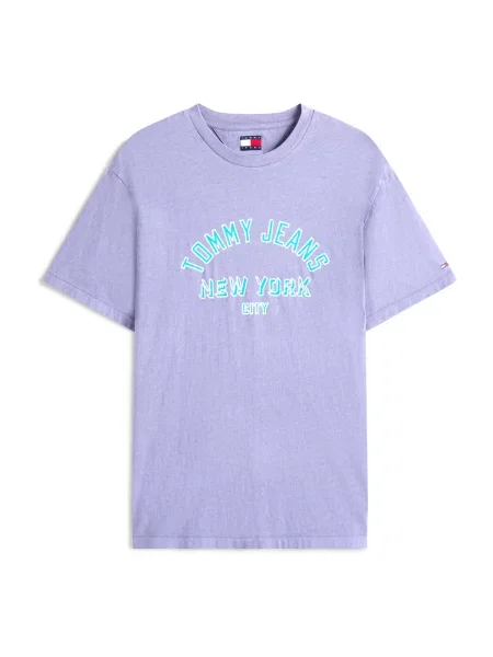 Tommy Jeans Póló türkiz / indigó fehér