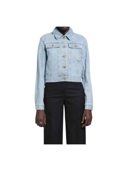 Kurtka jeansowa Thom Browne niebieska