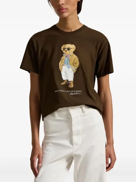 Dugo rebrasti s ovratnikom polo majica Polo Ralph Lauren plava