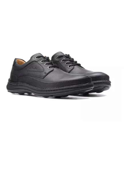 Półbuty Clarks skórzane czarne