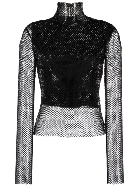 Top Sportmax plasă negru