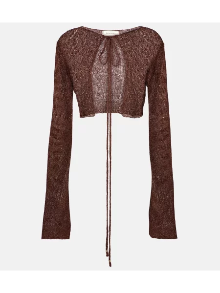 Cardigan Bananhot tricotate maro