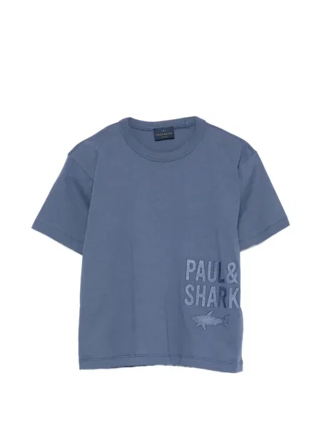 Koszulka dziecięca Paul & Shark niebieska