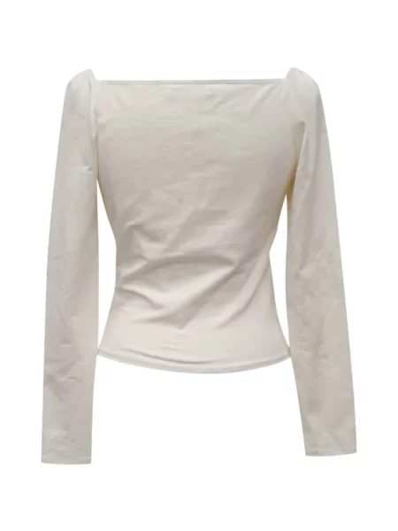Lung top Reformation alb