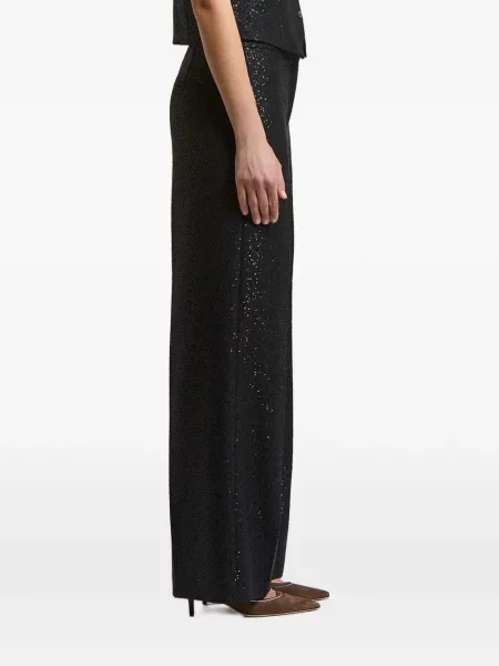 Pantaloni Peserico cu paiete albastru