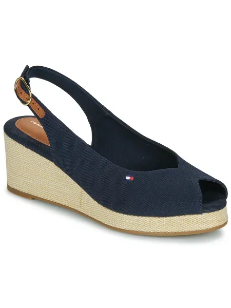 Pantofi Tommy Hilfiger cu pană albastru
