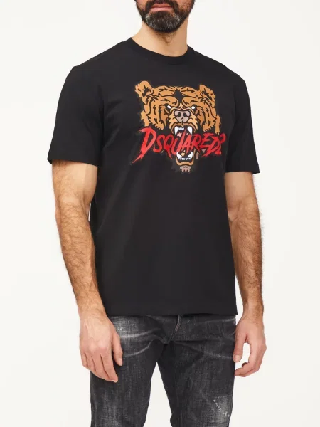 Футболка Dsquared2 чорна
