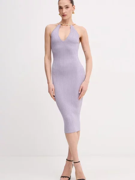 Elisabetta Franchi rochie bodycon violet