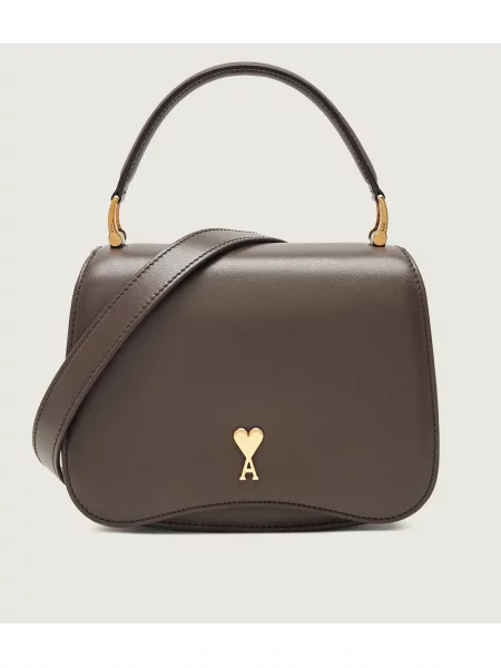 Rucsac Ami Paris din piele maro