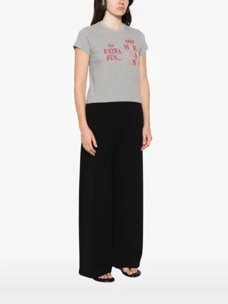 Tricou Re/done cu imagine gri