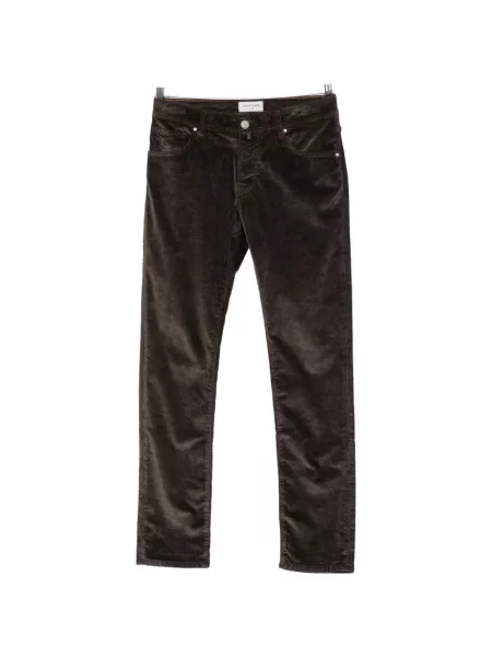 Pantaloni Jacob Cohën de catifea cord maro
