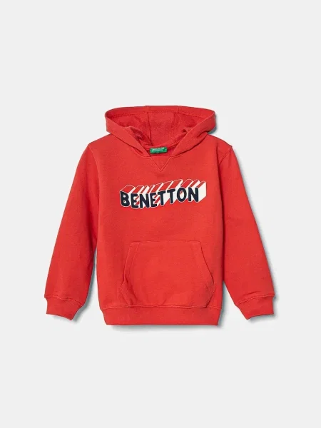 United Colors of Benetton Dětská mikina červená