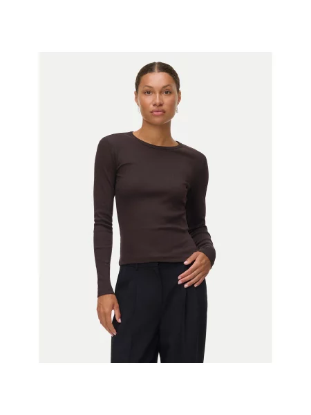 VERO MODA Majica VMCHLOE čokolada