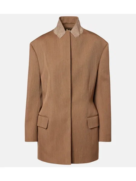 Sacou Fforme de lână bej