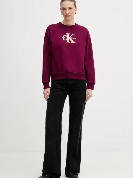 Calvin Klein Jeans Μπλούζα μωβ