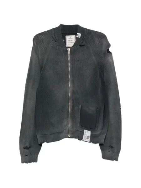 Cardigan Maison Mihara Yasuhiro zdrențuiți gri