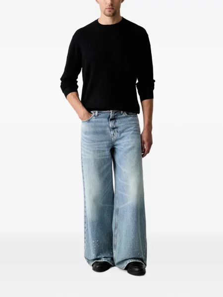 Lung pulover Armani Exchange negru